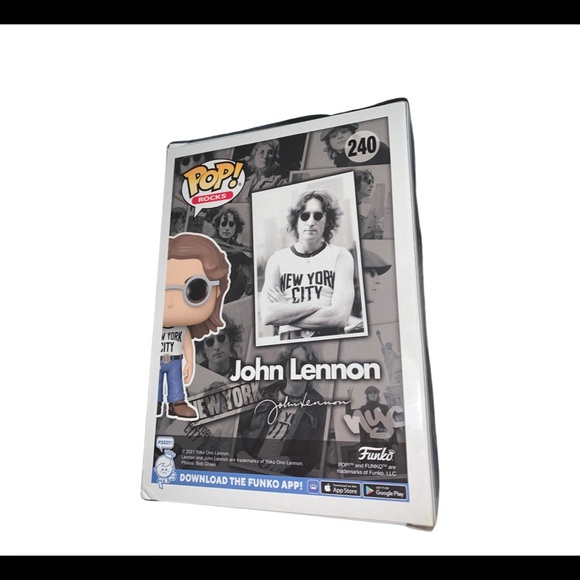 Funko Pop! John Lennon #240 Fall Convention NYCC 2021 Limited Edition - Picture 2 of 2